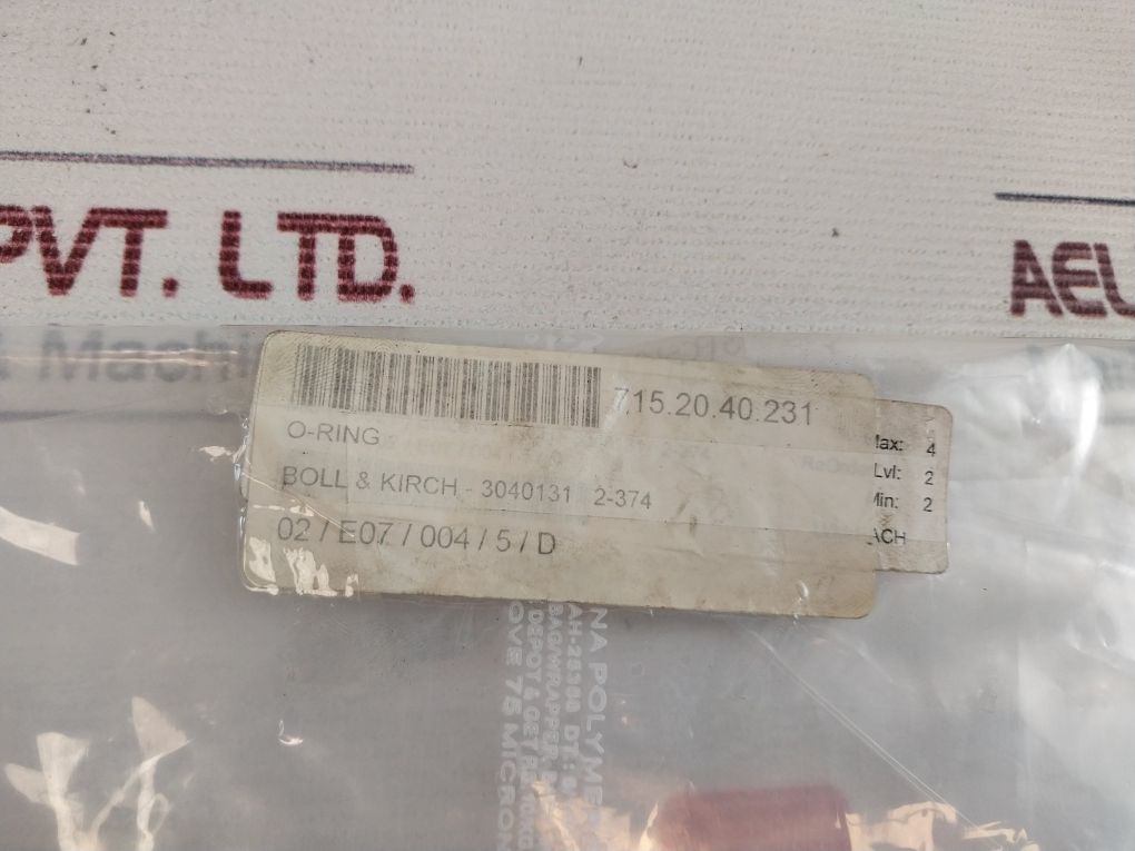 Boll & Kirch 3040131 O-ring