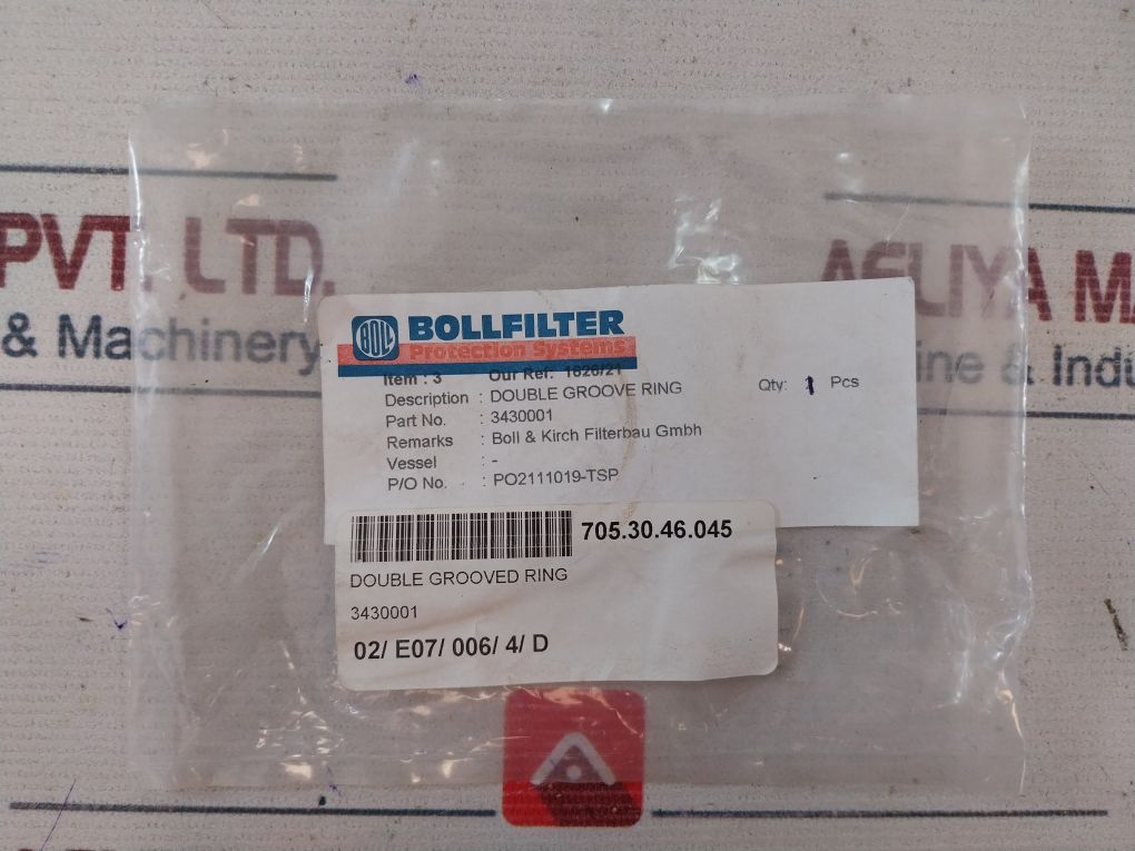 Boll & Kirch 3430001 Double Grooved Ring