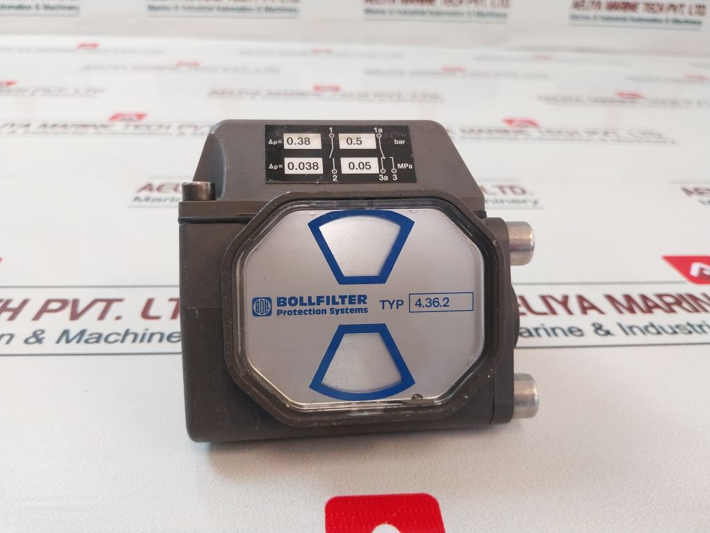 Boll & Kirch 4.36.2 Differential Pressure Indicator 0.38-0.5 Bar