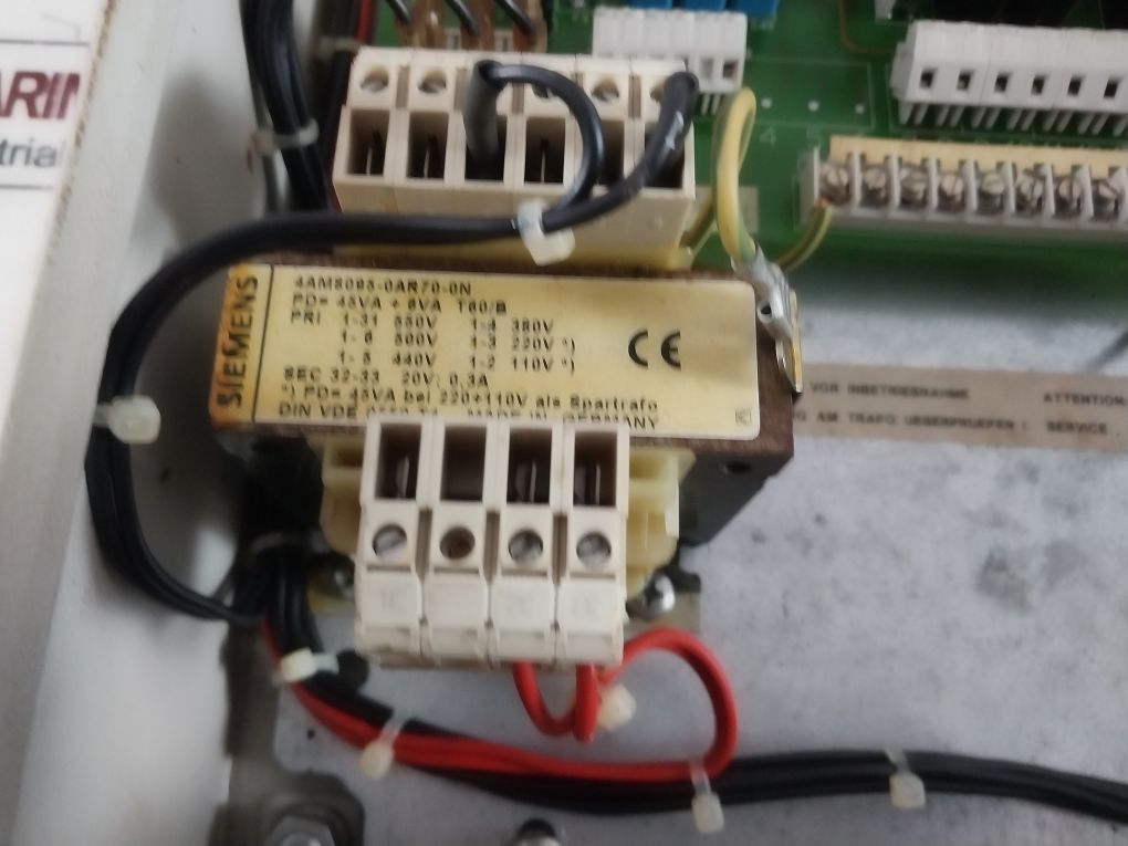 Boll & Kirch Filterbau 220V 60Hz Fuel Filter Control Box