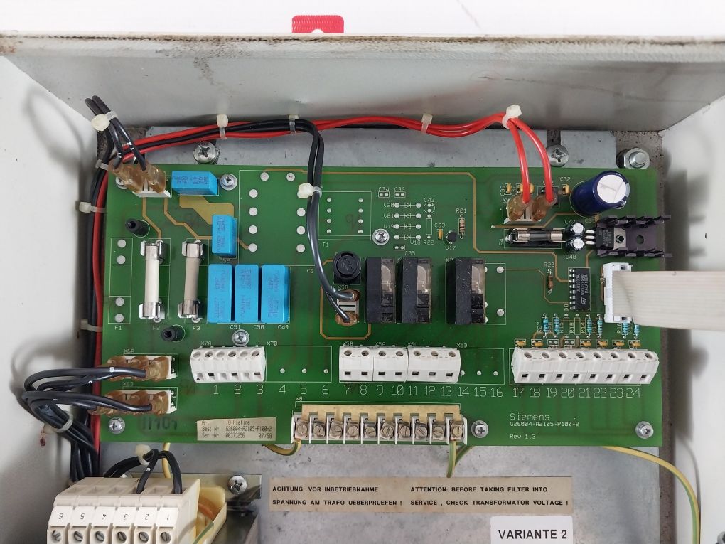 Boll & Kirch Filterbau 220V 60Hz Fuel Filter Control Box