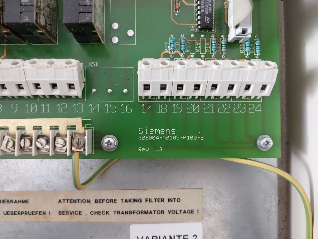 Boll & Kirch Filterbau 220V 60Hz Fuel Filter Control Box