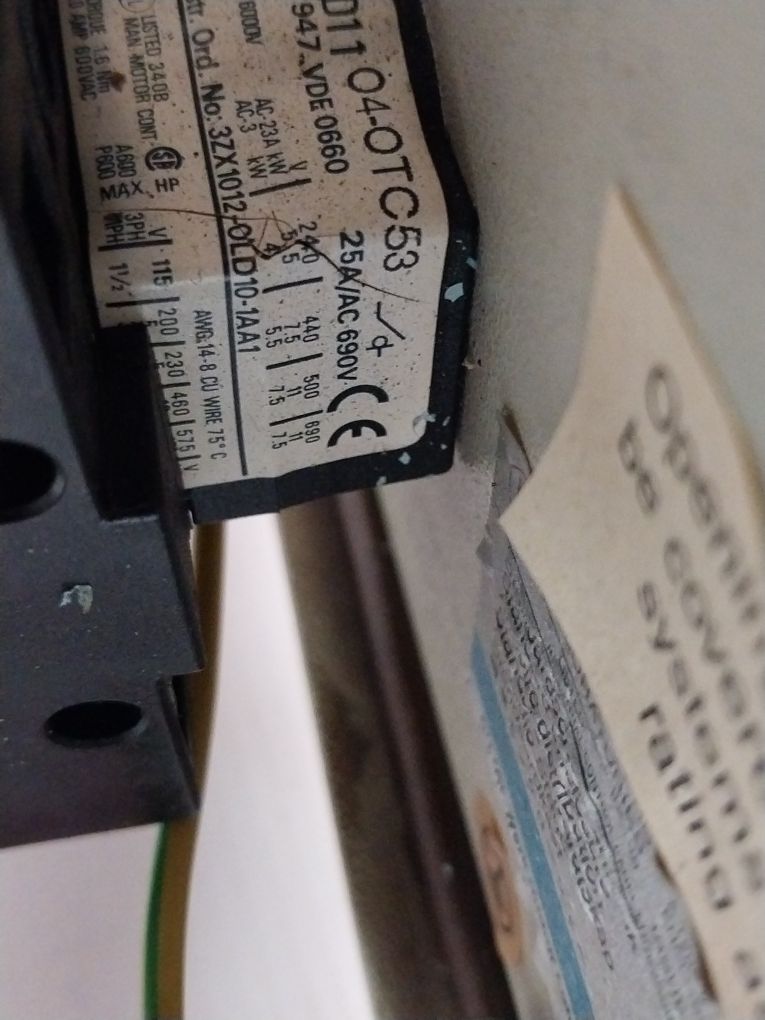 Boll & Kirch Filterbau 220V 60Hz Fuel Filter Control Box