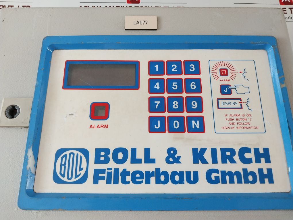 Boll & Kirch Mcs2000 Bollfilter Electronic Control Unit 6.60.07
