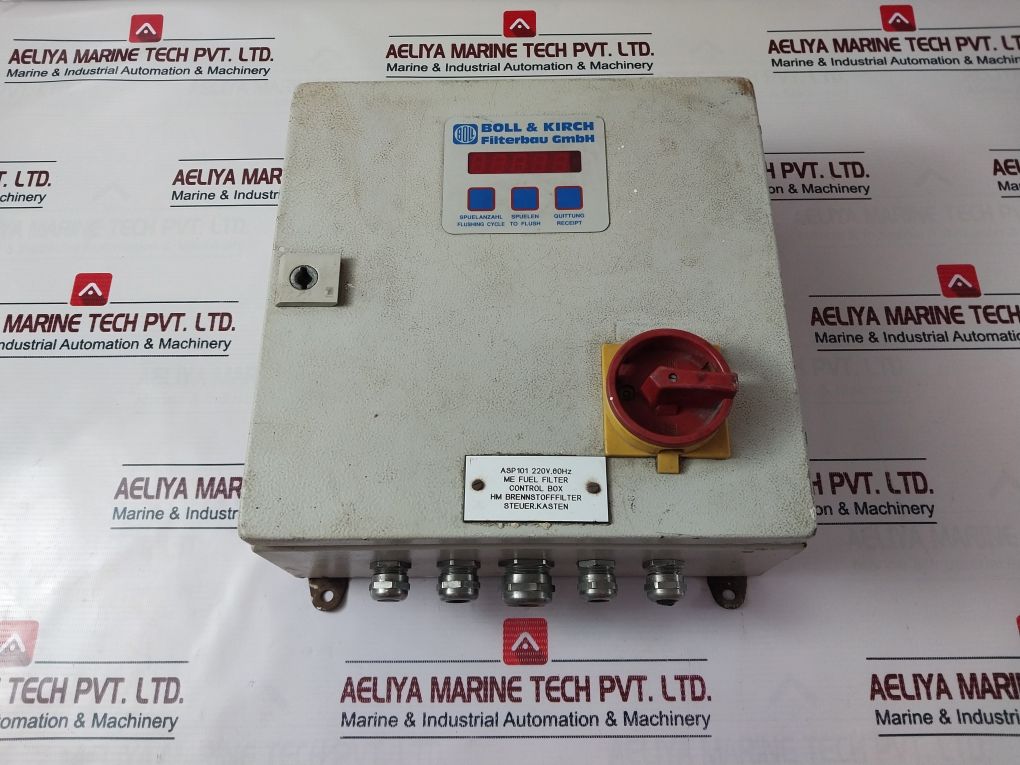 Boll & Kirch Filterbau Asp101 220V 60Hz Me Fuel Filter Control Box