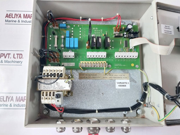 Boll & Kirch Filterbau Asp101 220V 60Hz Me Fuel Filter Control Box