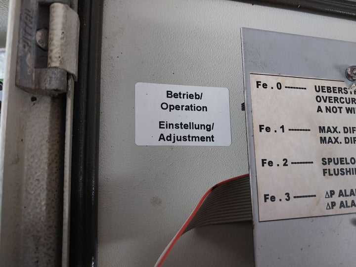 Boll & Kirch Filterbau Asp101 220V 60Hz Me Fuel Filter Control Box