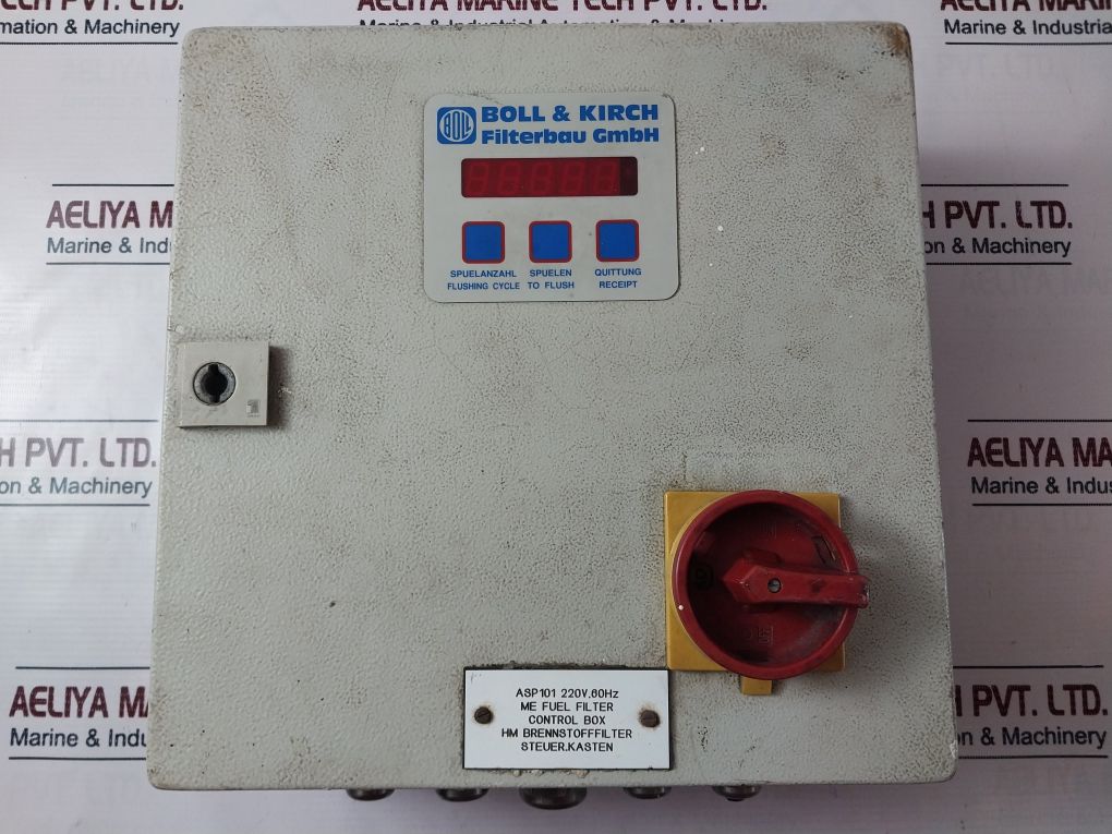Boll & Kirch Filterbau Asp101 220V 60Hz Me Fuel Filter Control Box