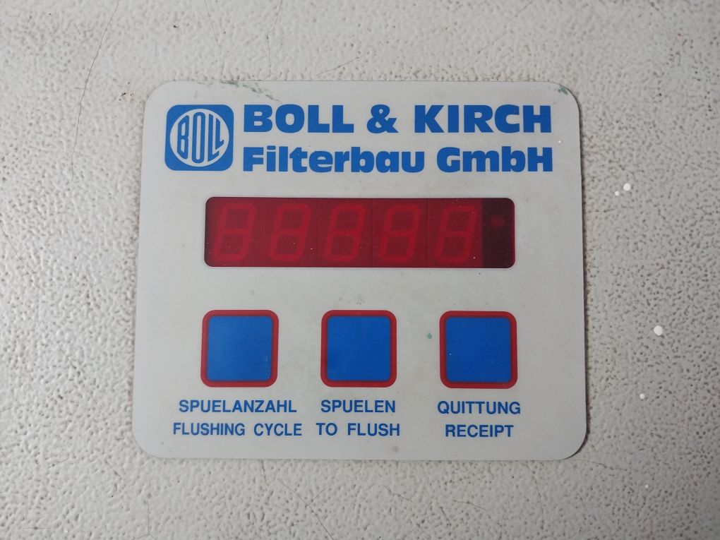 Boll & Kirch Filterbau Asp101 220V 60Hz Me Fuel Filter Control Box
