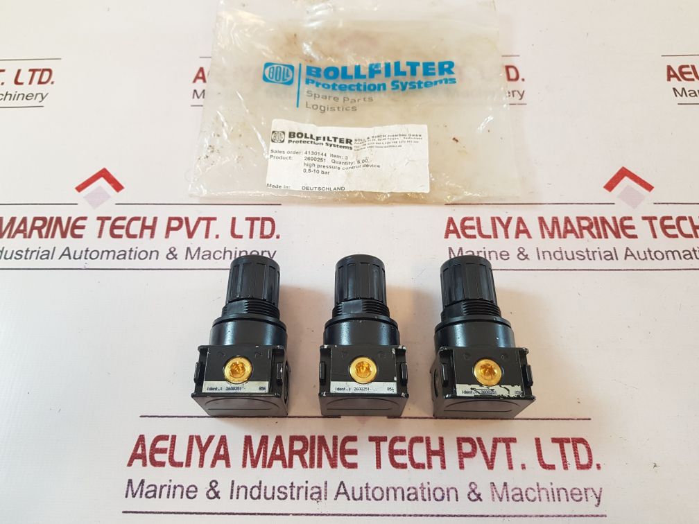 Bollfilter 2600251 reduction valve