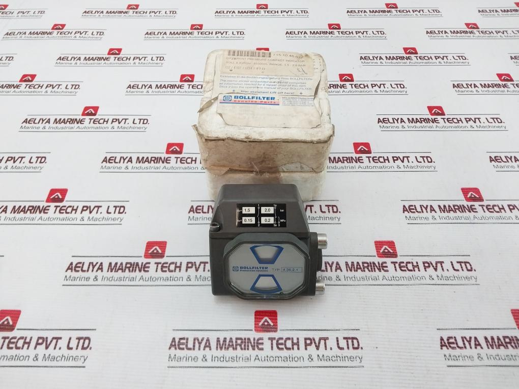 Bollfilter 4.36.2.1 Differential Pressure Contact Indicator 0550005