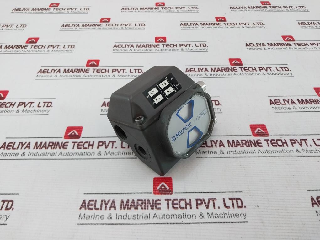 Bollfilter 4.36.2.1 Differential Pressure Contact Indicator 0550005