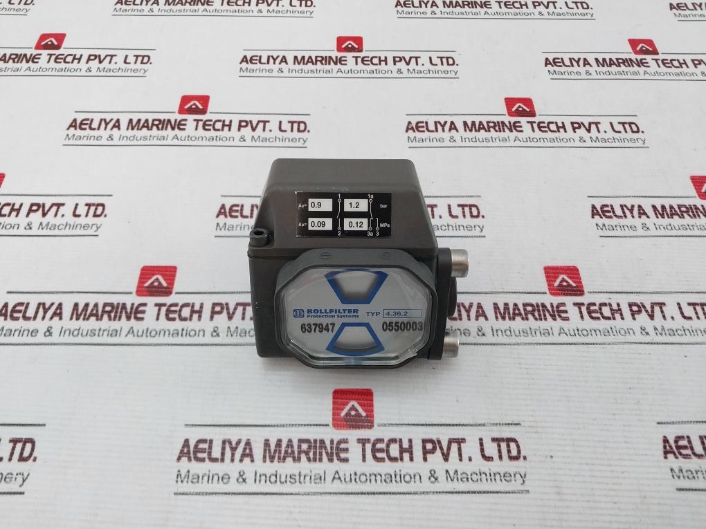 Bollfilter 4.36.2 Differential Pressure Contact Indicator 0550003