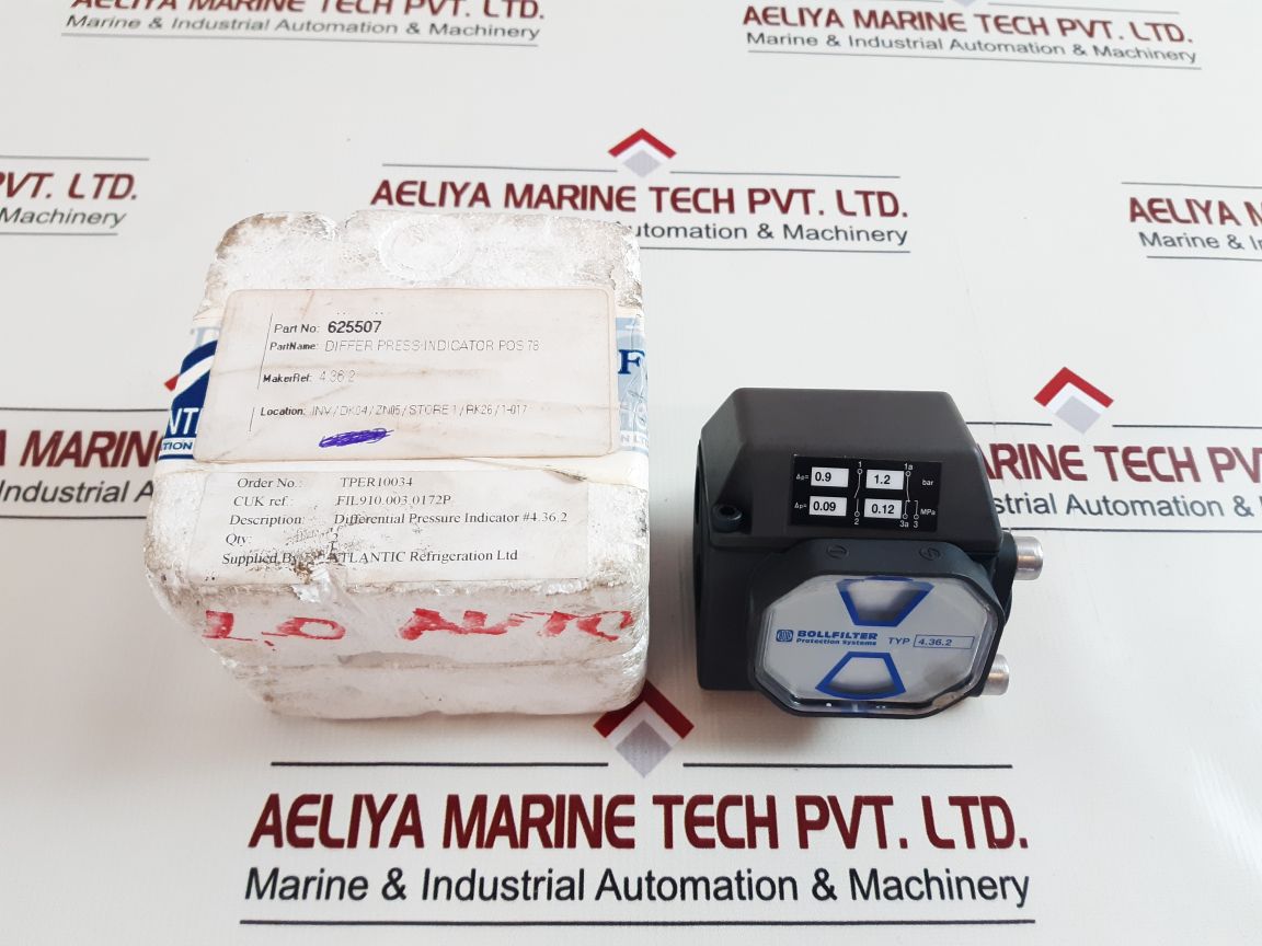 Bollfilter 4.36.2 Differential Pressure Indicator