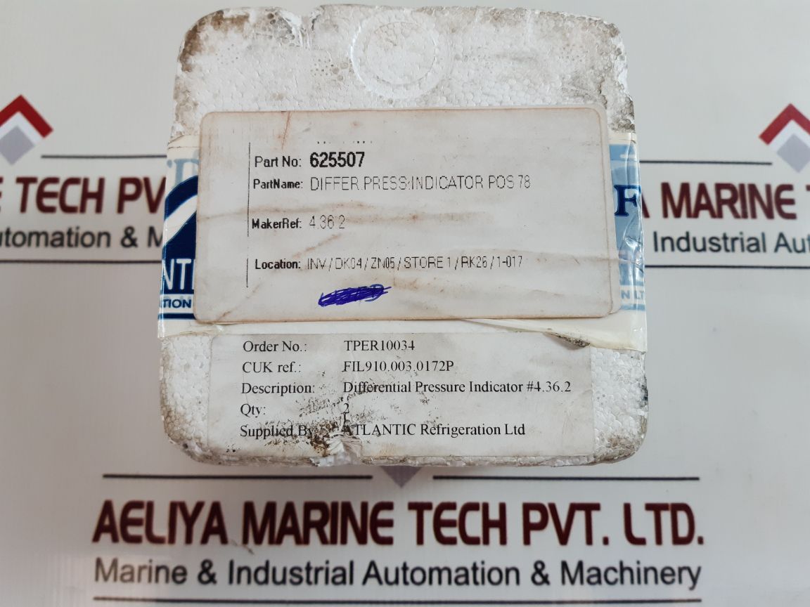 Bollfilter 4.36.2 Differential Pressure Indicator