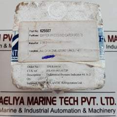 Bollfilter 4.36.2 Differential Pressure Indicator