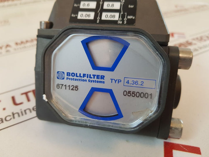Bollfilter 4.36.2 Differential Pressure Indicator 0550001
