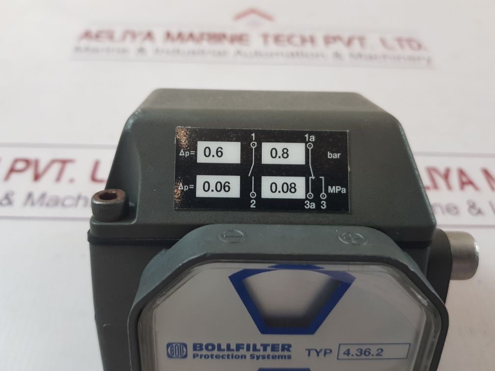 Bollfilter 4.36.2 Differential Pressure Contact Indicator
