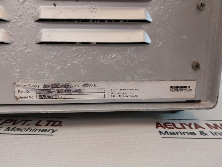 Bombardier Transportation 3536-3200-a3 110-220 Vac