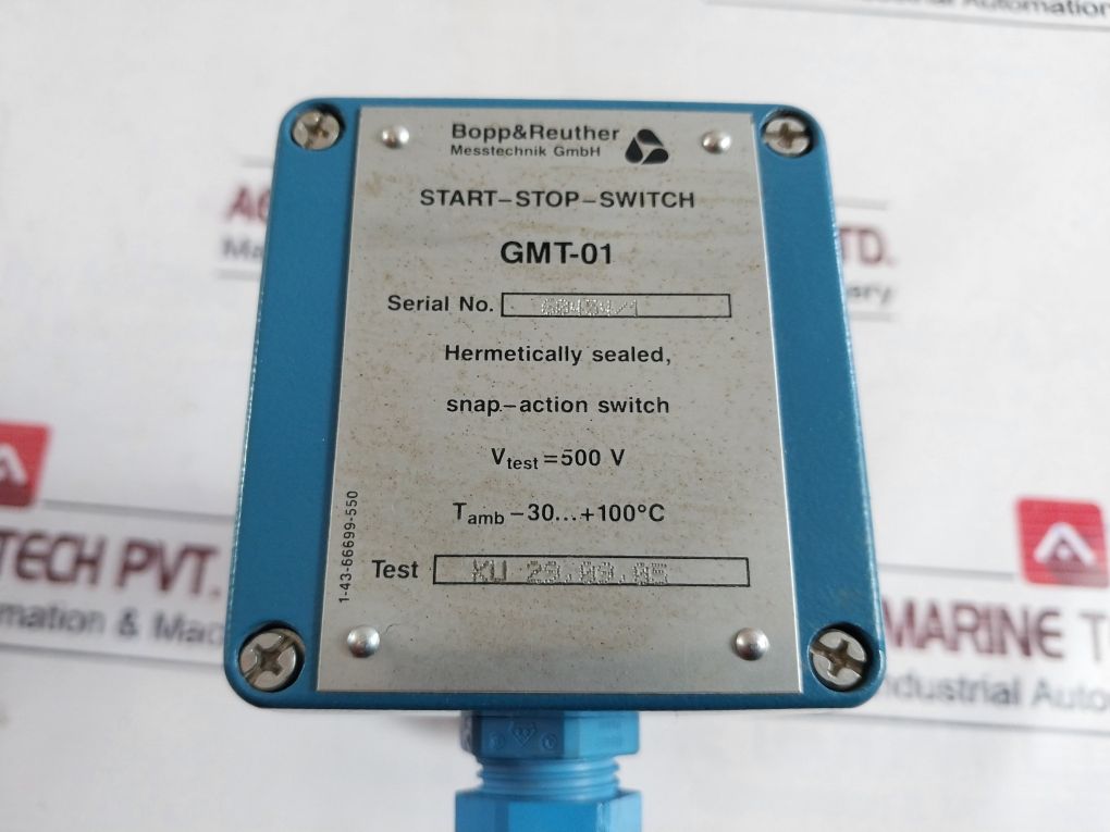 Bopp & Reuther Gmt-01 Start Stop Switch