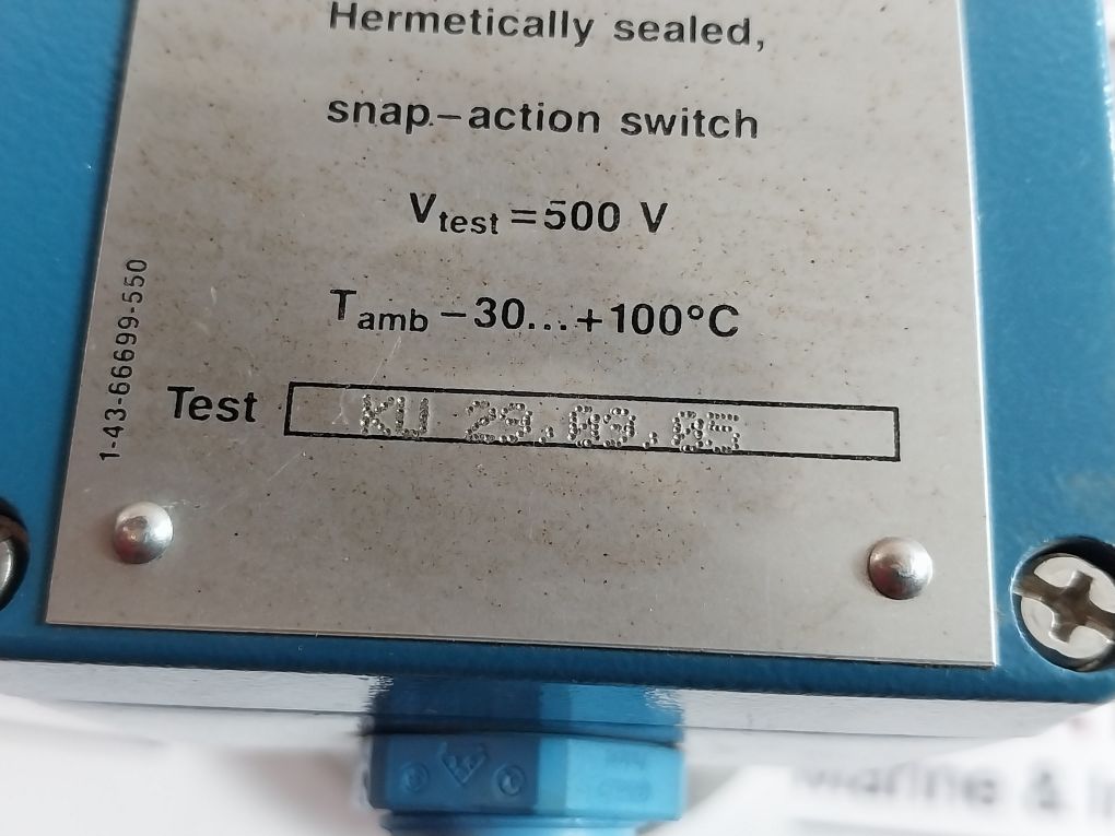 Bopp & Reuther Gmt-01 Start Stop Switch