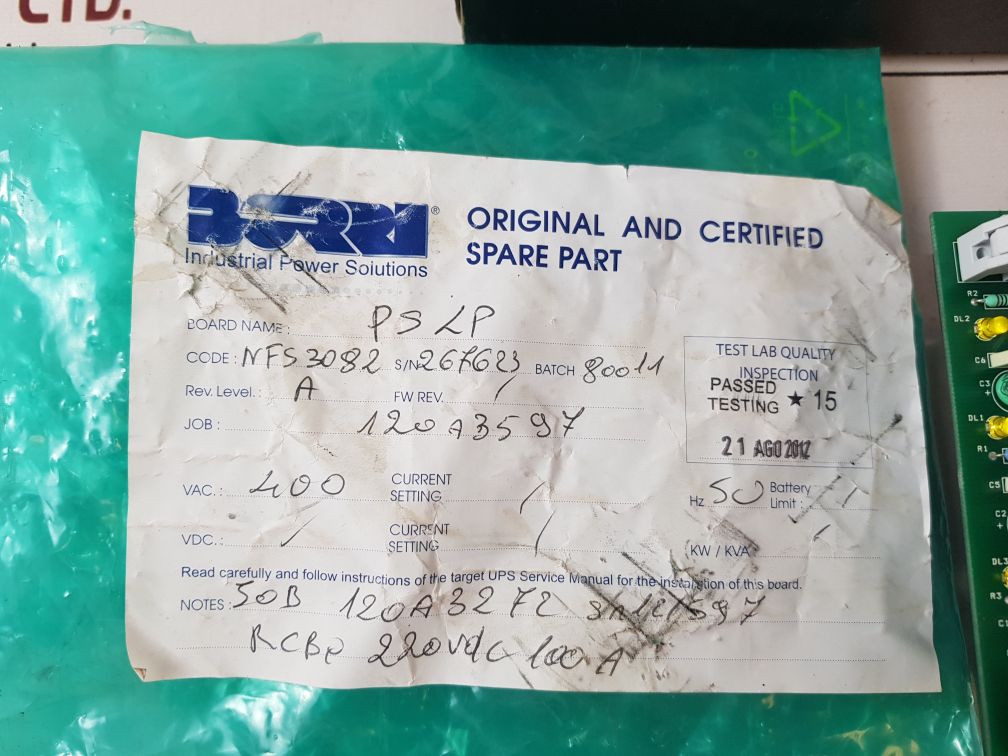 Borri 8001100267623 Pb316A Board