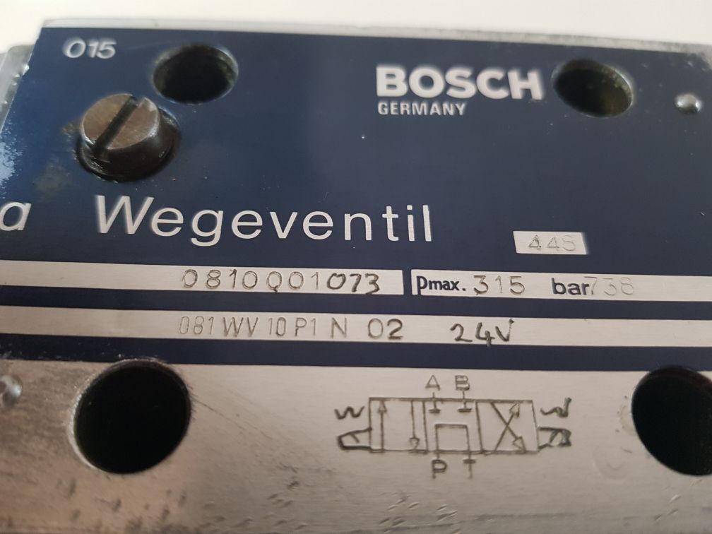 Bosch 081 Wv 10 P1 N 02 Hydraulic Valve
