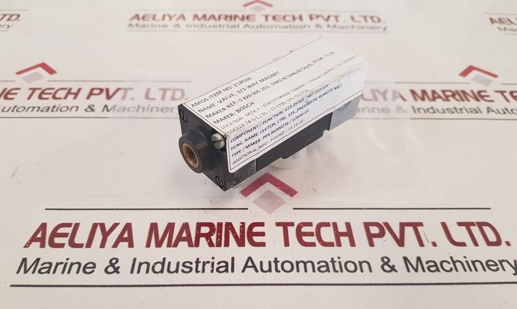 Bosch 0820005201 Solenoid Valve