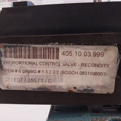Bosch 0831006003 Proportional Control Valve 315 Bar