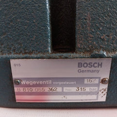 Bosch 0831006003 Proportional Control Valve 315 Bar