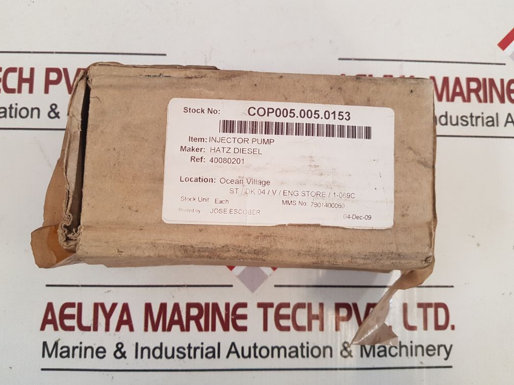 Bosch 0 414 050996 Injector Pump