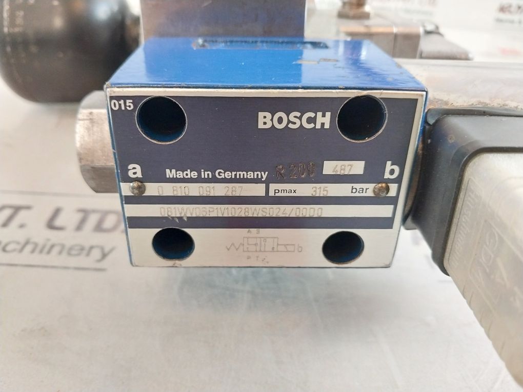 Bosch 0 810 091 287 Directional Control Valve 081Wv06P1V1028Ws024/0000