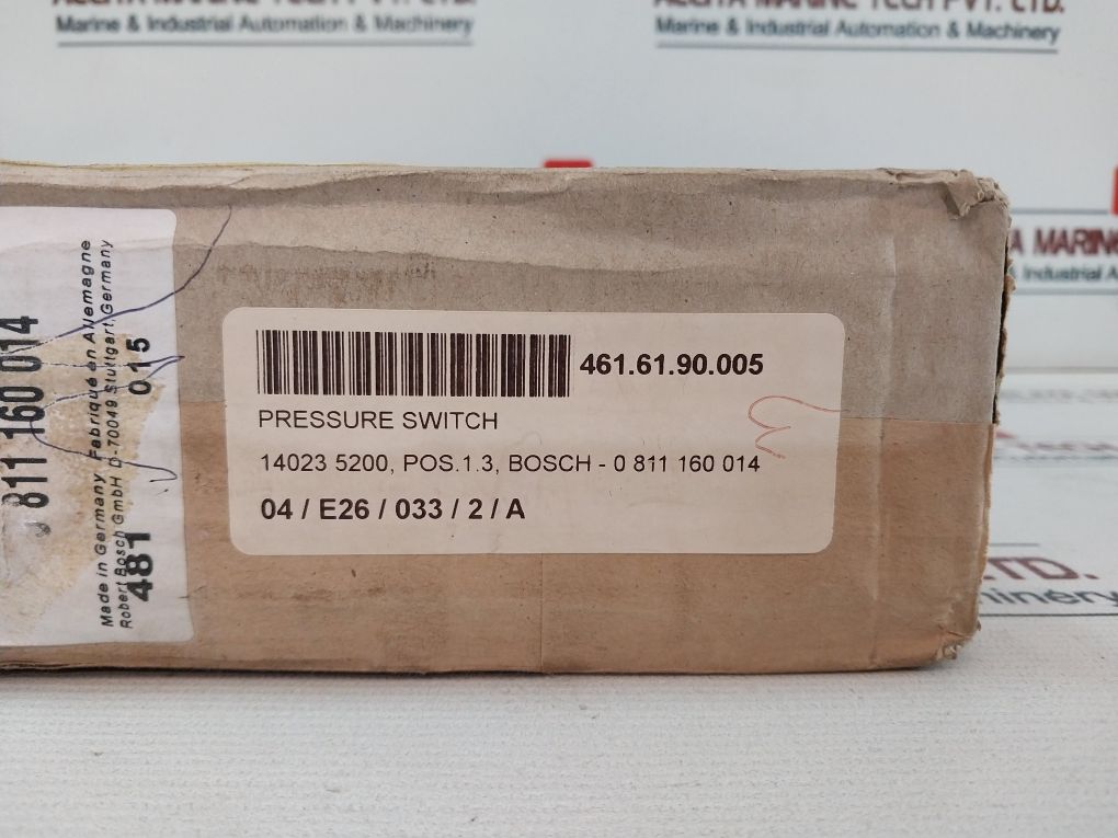 Bosch 0 811 160 014 Pressure Switch