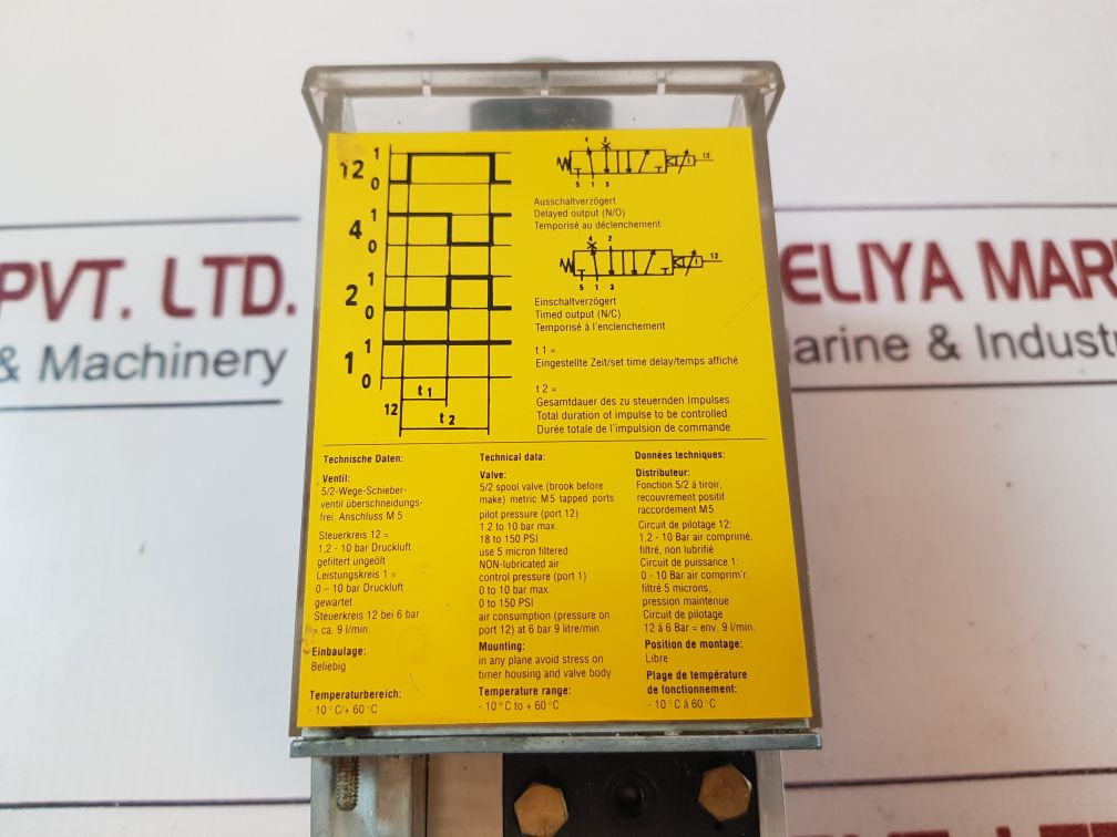 Bosch 0 820 215 102 Pneumatic Timer