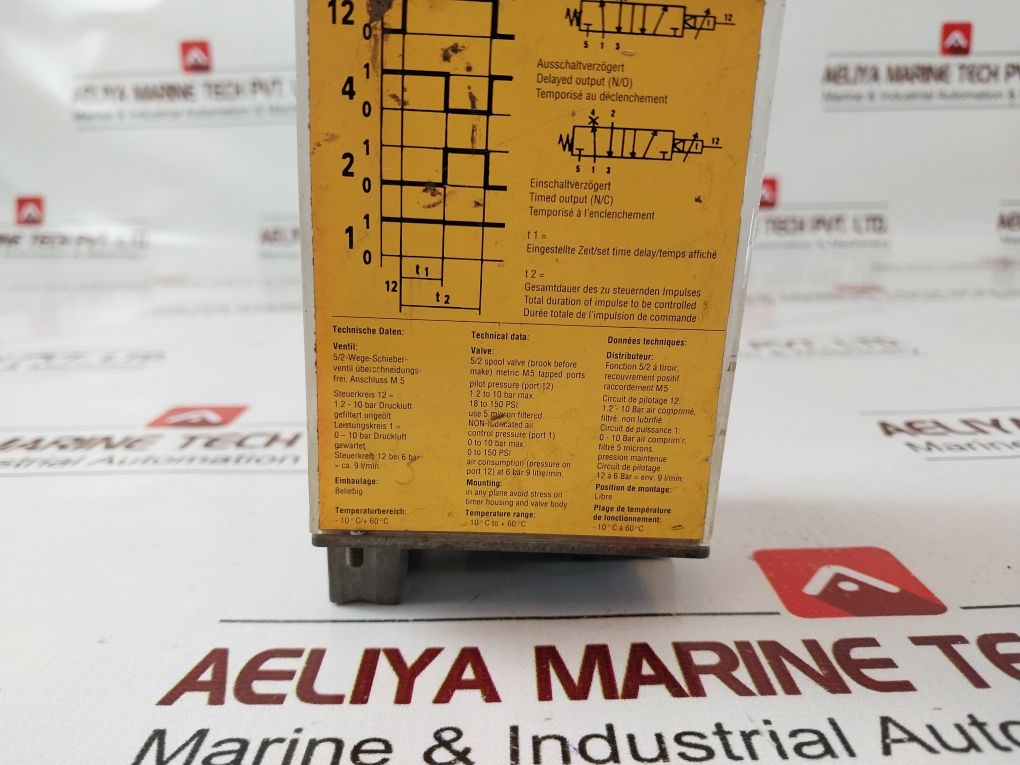 Bosch 0 820 215 102 Pneumatic Timer 0 To 100 S