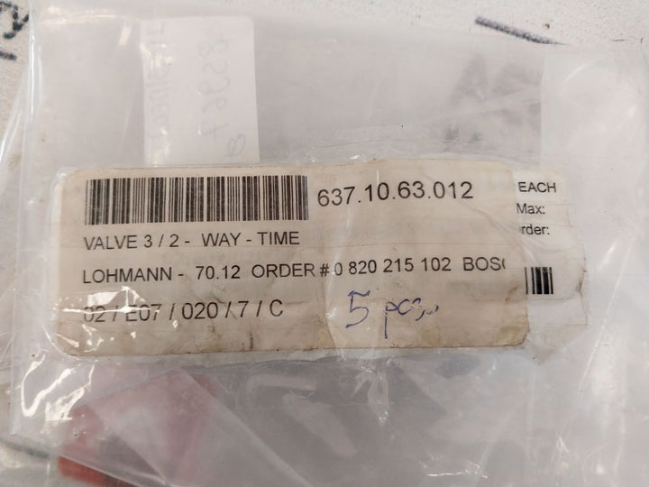 Bosch 0 820 215 102 Pneumatic Timer 1.2 To 10 Bar