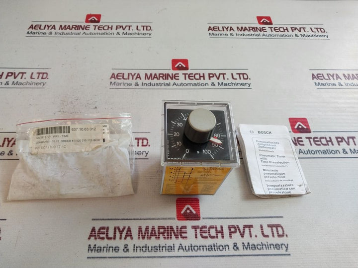 Bosch 0 820 215 102 Pneumatic Timer With Time Preselection