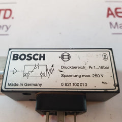 Bosch 0 821 100 013 pneumatic pressure switch