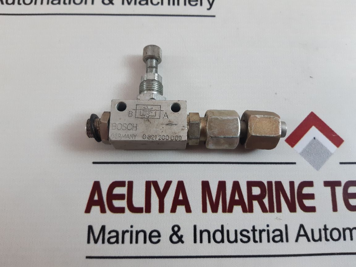 Bosch 0 821 200 009 Throttle-check Valve
