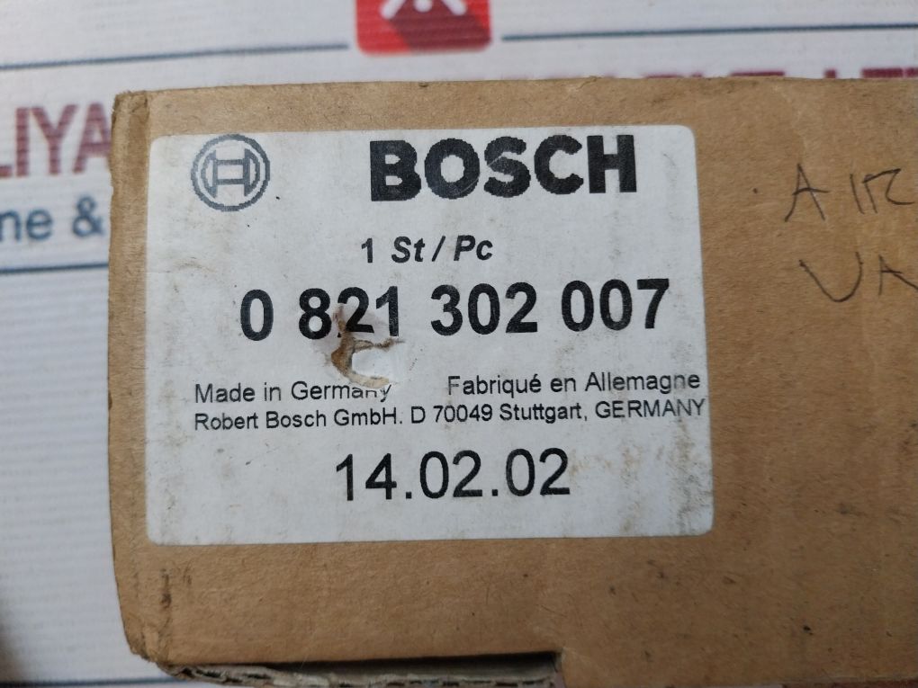 Bosch 0 821 302 007 Pressure Regulator