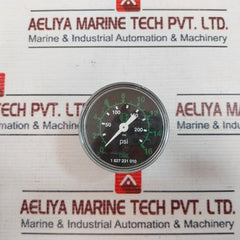 Bosch 1 827 231 010 Pressure Gauge 0-16 Bar 0-200 Psi