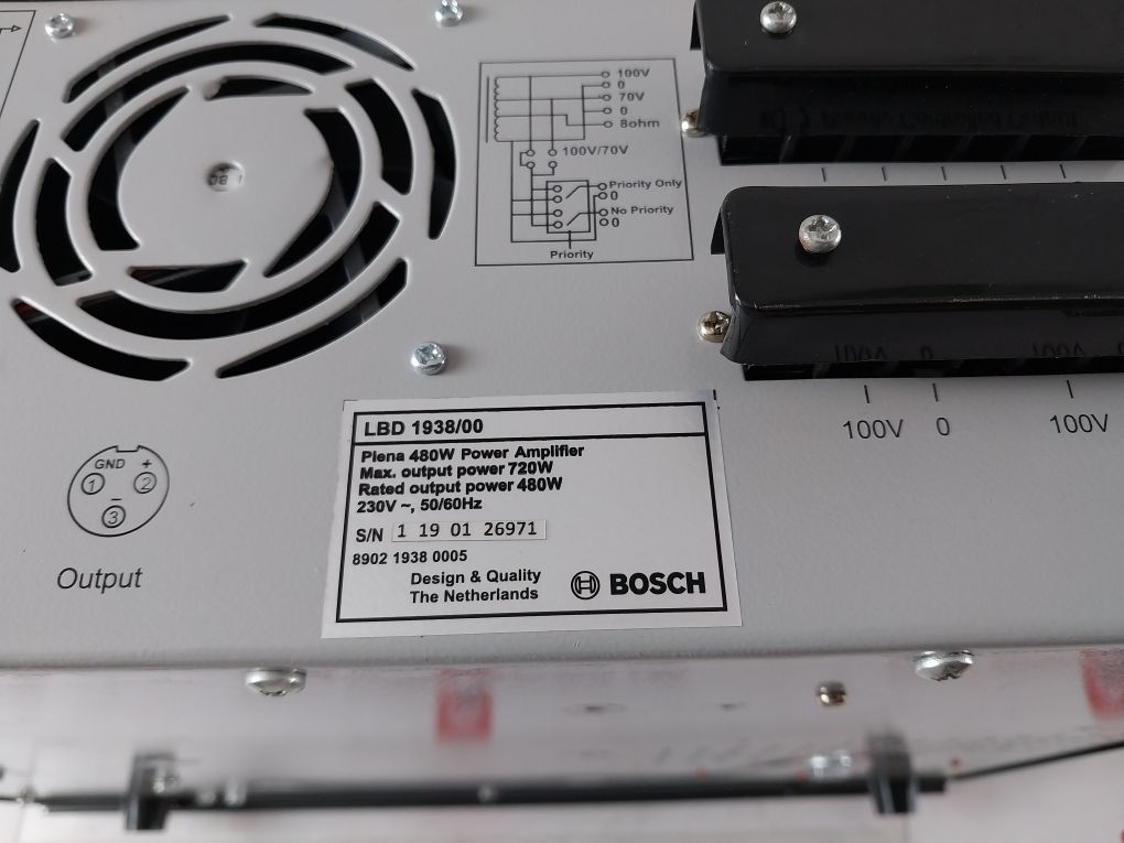 Bosch Lbd 1938/00 Plena Booster Amplifier F.01U.281.092