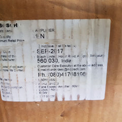 Bosch Lbd 1938/00 Plena Booster Amplifier F.01U.281.092