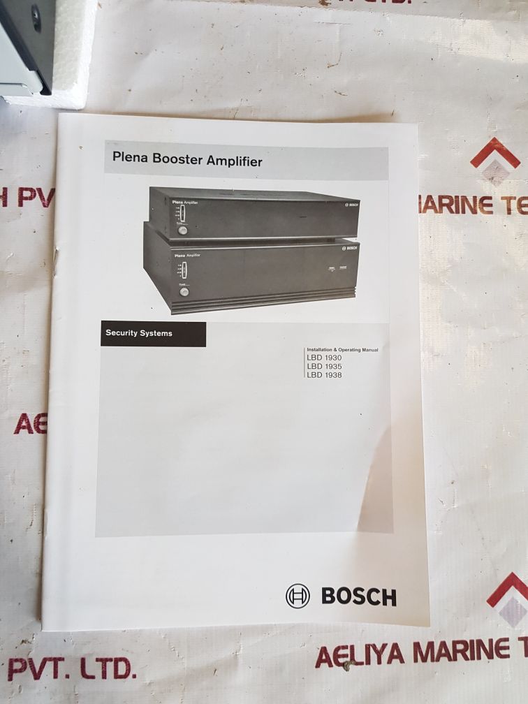 Bosch Lbd 1938/00 Plena Booster Amplifier F.01U.281.092