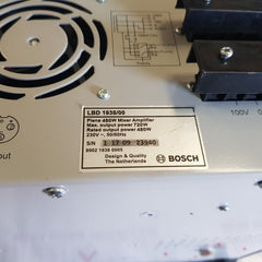 Bosch Lbd 1938/00 Plena Booster Amplifier F.01U.281.092