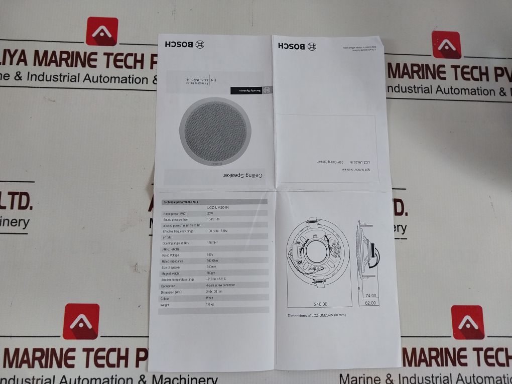 Bosch Lcz-um20-in 20W Ceiling Speaker