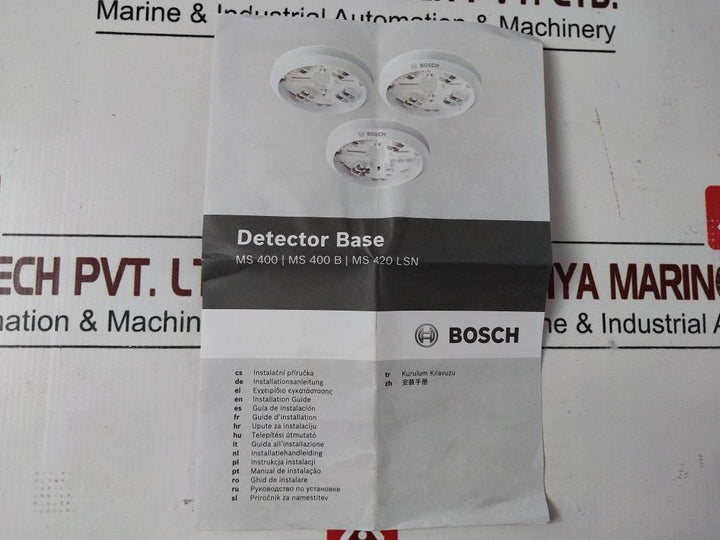 Bosch Ms 400 Detector Base F01U215139