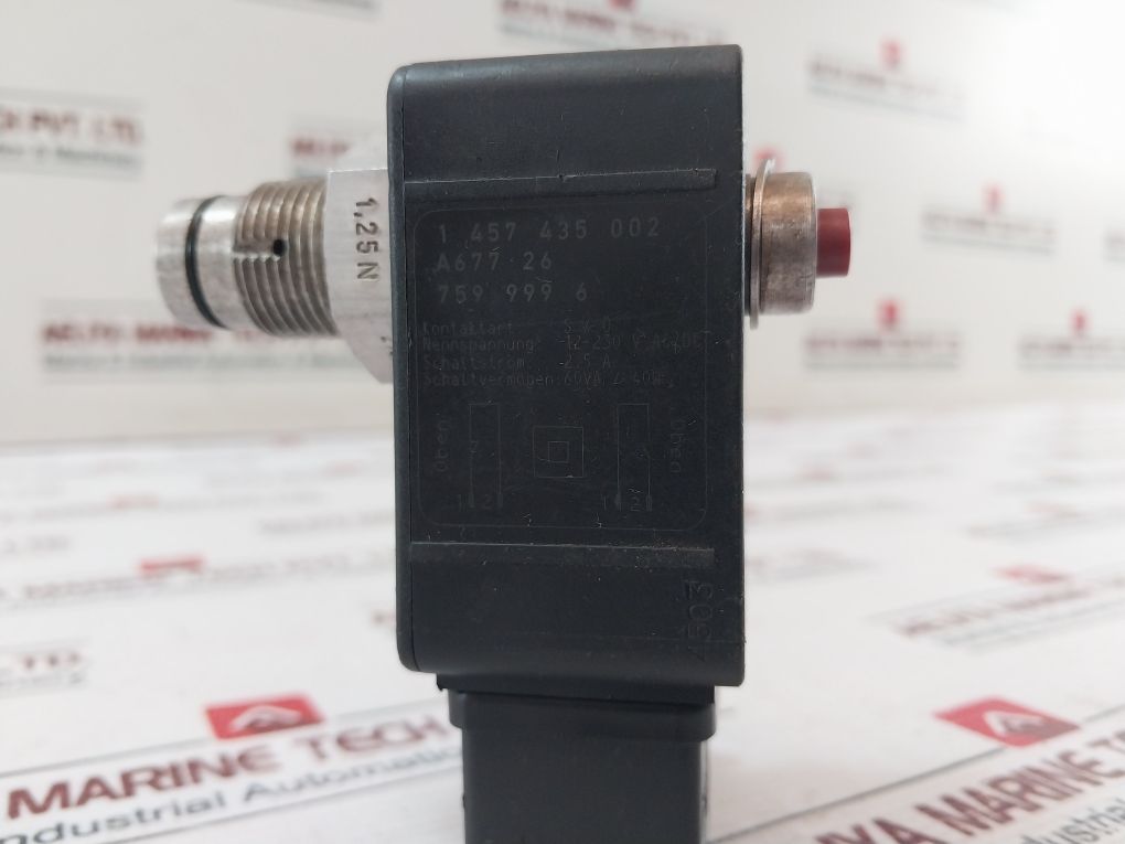 Bosch Rexroth 1 457 435 002 W/Connector Coil 2.5A 12-230Vac/Dc