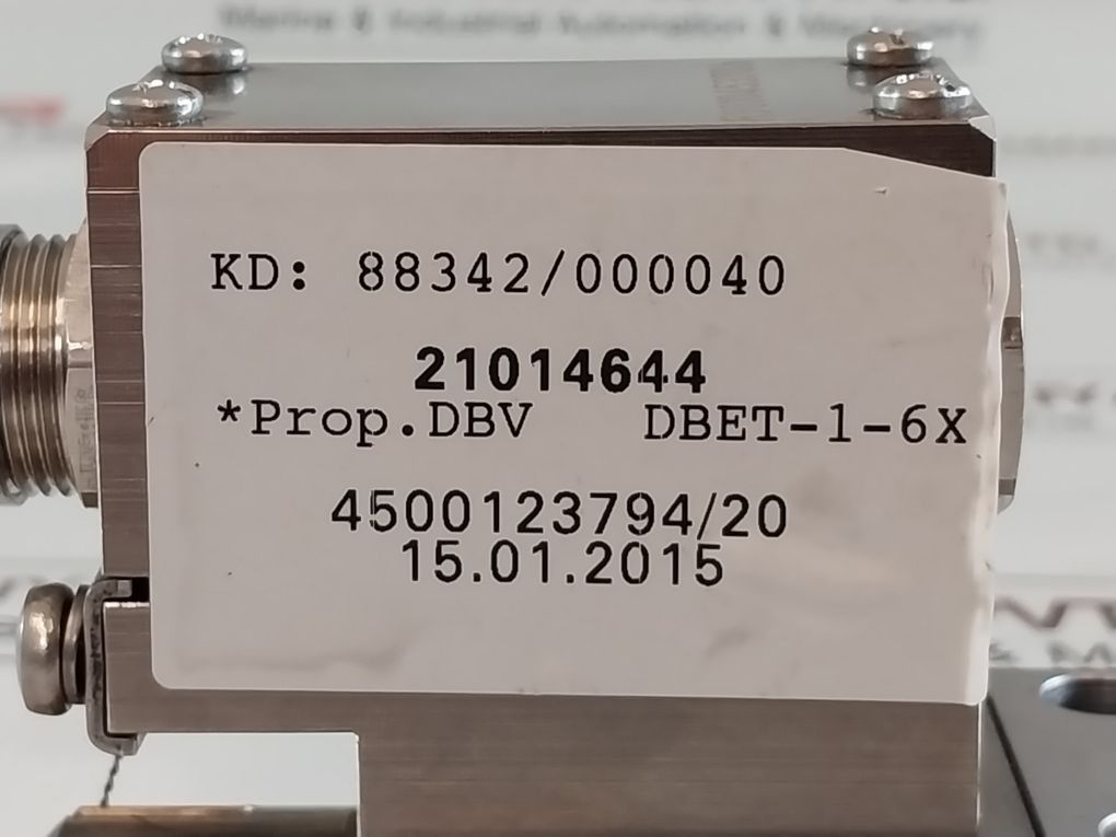 Bosch Rexroth Dbet-1-61/315G24Xejv Proportional Pressure Relief Valve