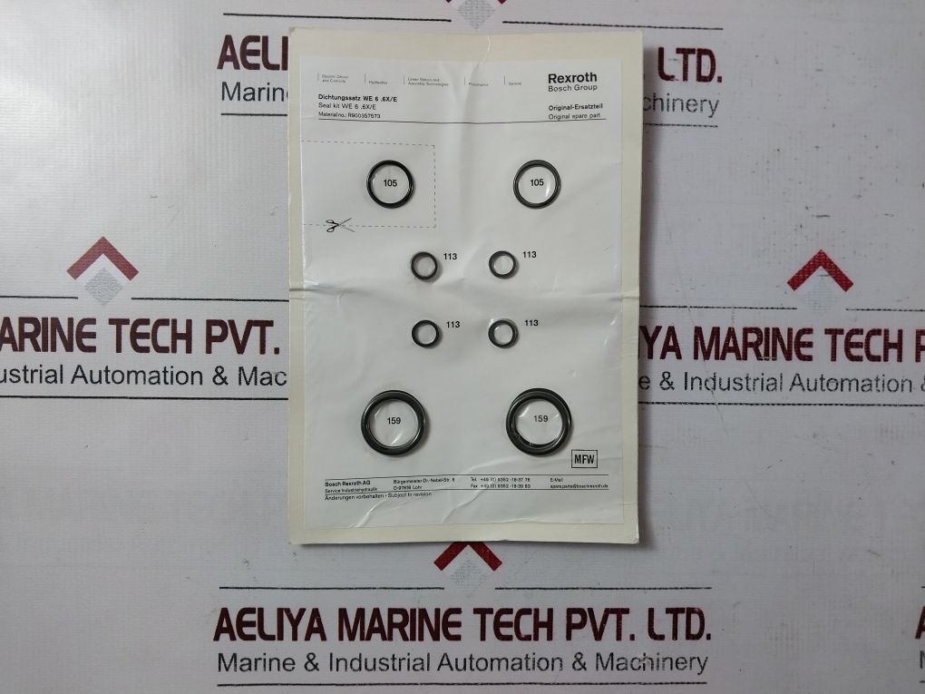 Bosch Rexroth R900357573 Seal Kit
